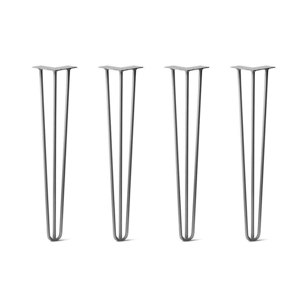 Raw Steel Hairpin Legs Set of 4 J582554