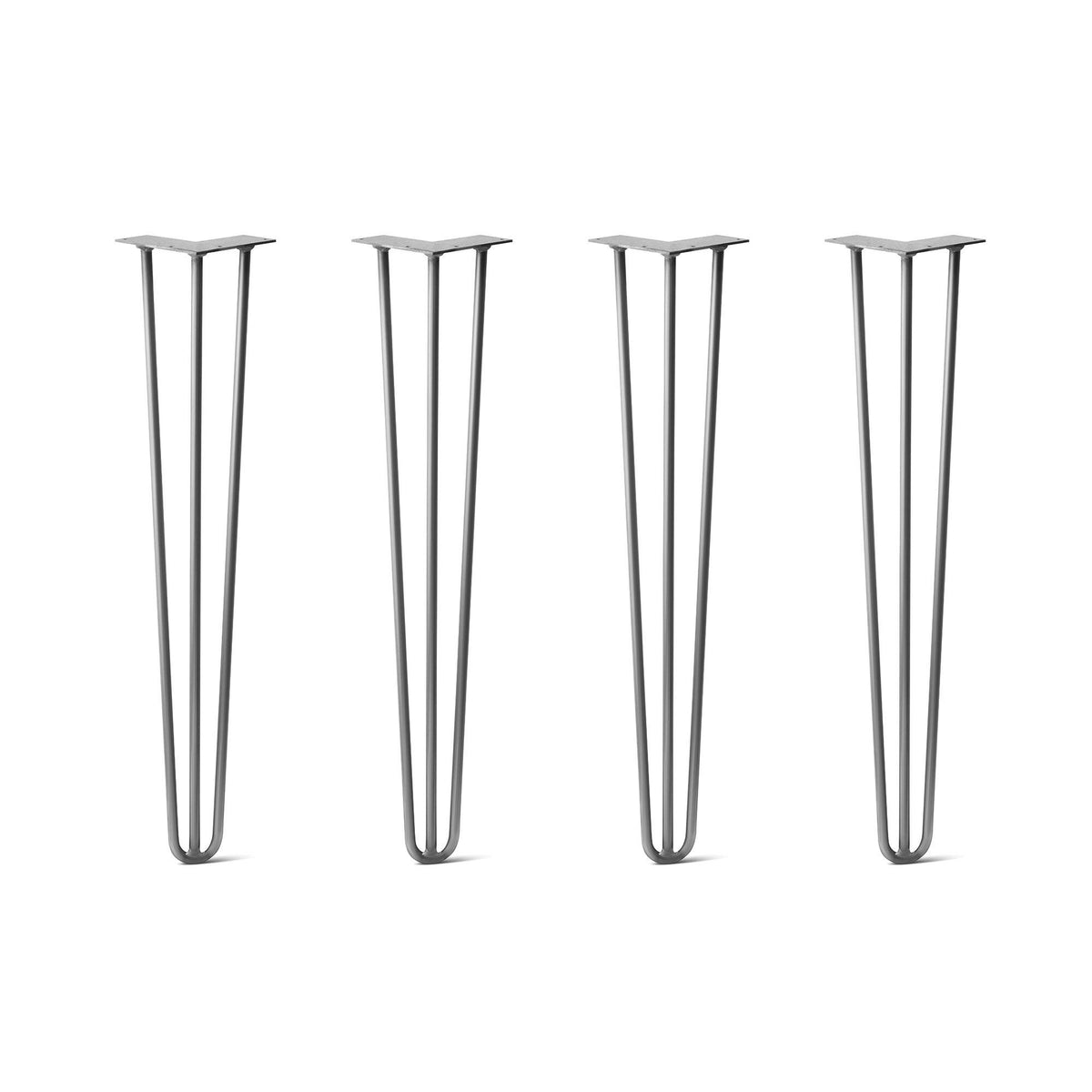 Raw Steel Hairpin Legs Set of 4 J582554