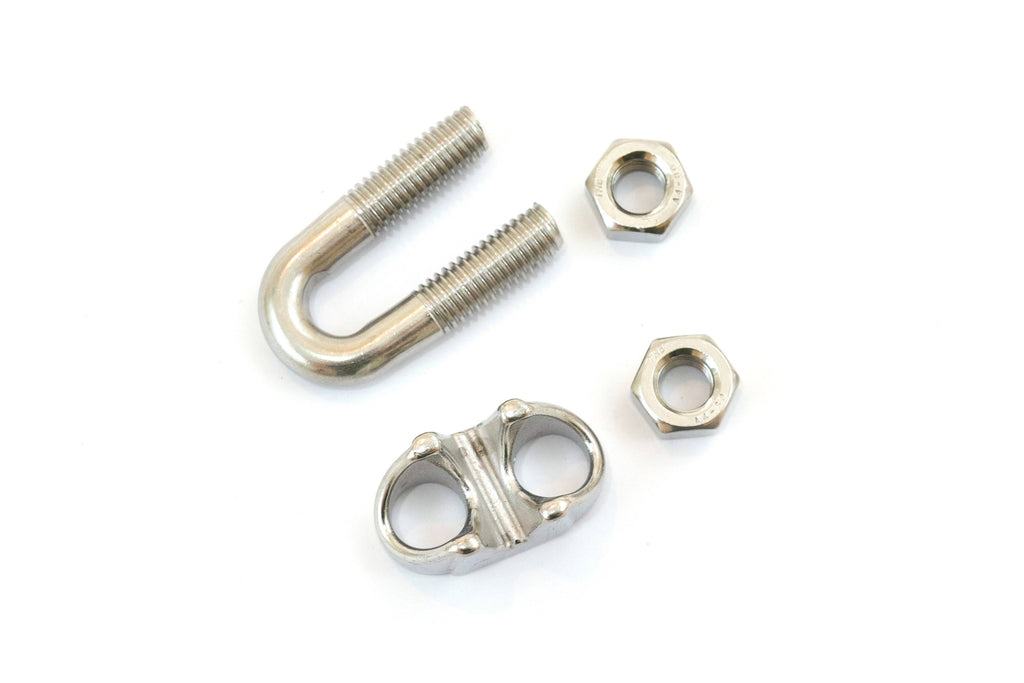 Stainless Steel Wire Rope Cable Clips 1/4 Inches 6mm G309