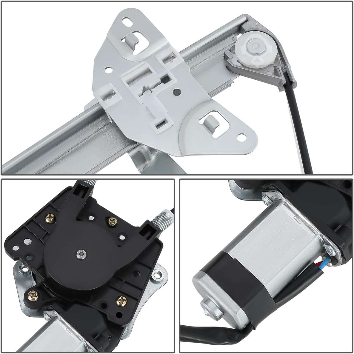 Front Power Window Regulator with Motor Assembly, Driver Left Side Pack of 2 N9817