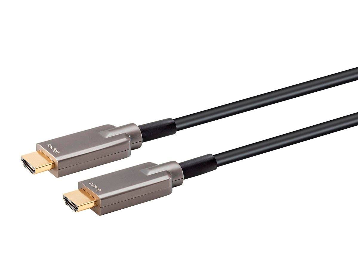 50 Feet Black Fiber Optic HDMI Cable A3195