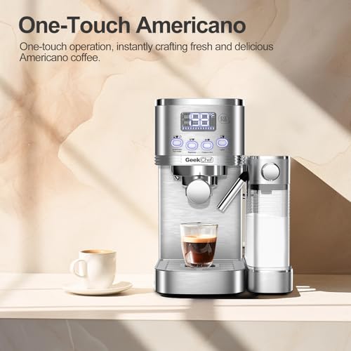 Espresso and Cappuccino Machine with Automatic Milk Frother W96828