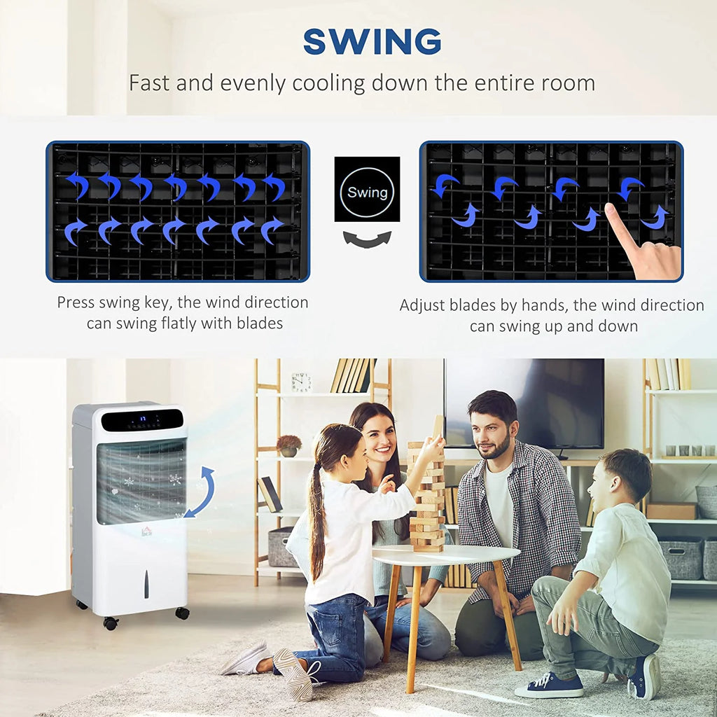 3-In-1 Evaporative Air Cooler Humidifier with Timer P9638
