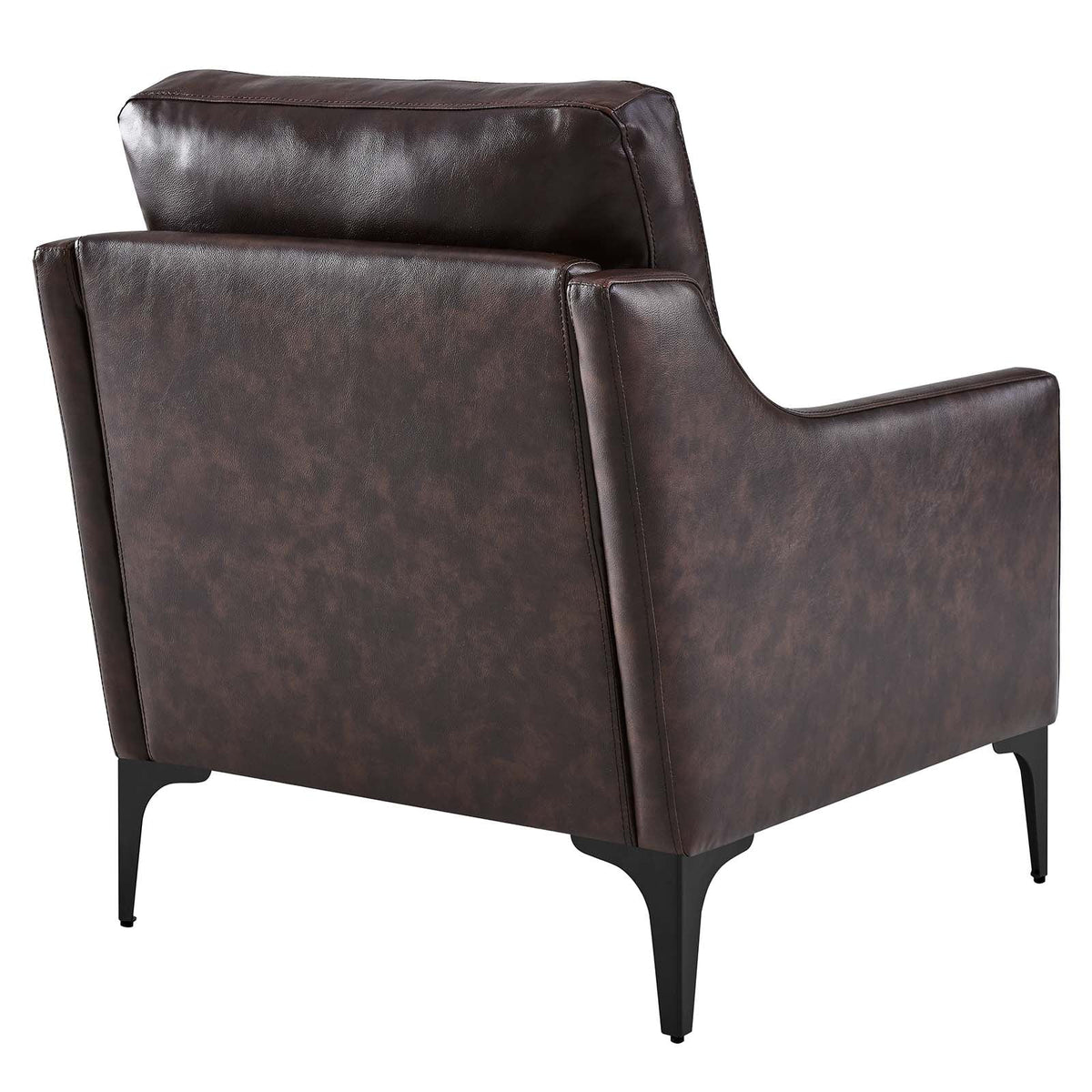 Brown Leather Armchair S9890