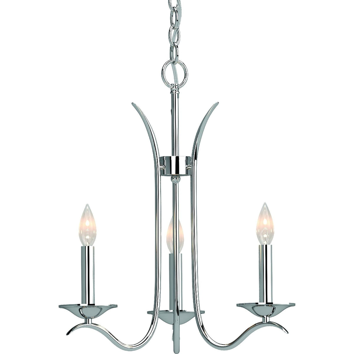3 Light Candle Chandelier L467