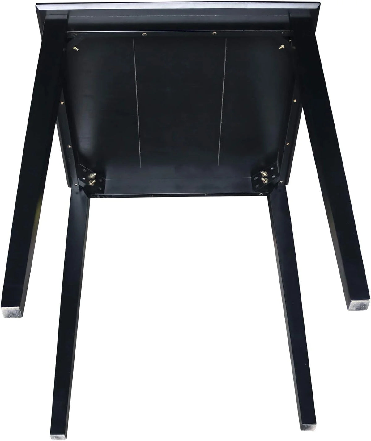 Black Solid Wood Dining Table I2269