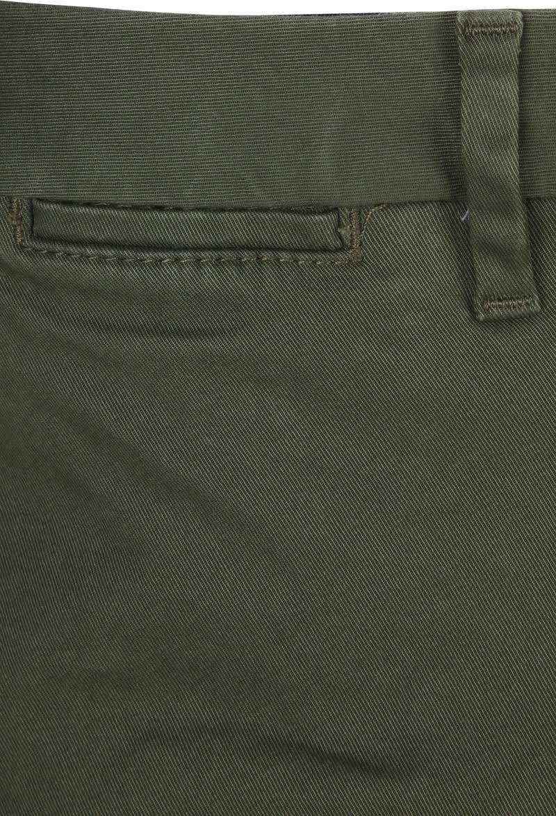Green Stretch Cotton Chinos Y5635