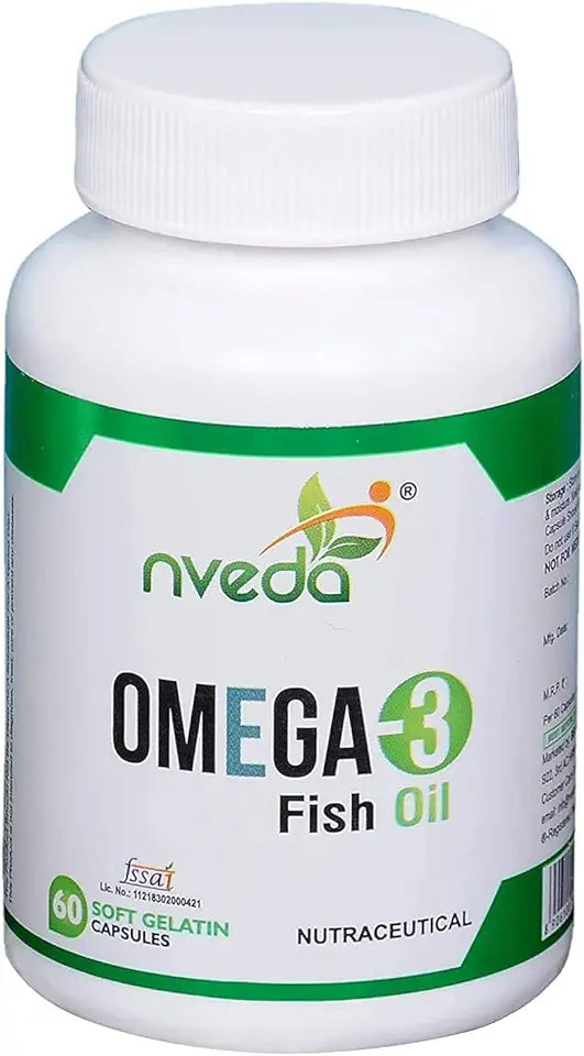 Omega 3 Fish Oil 1000 mg 60 Softgels C882967