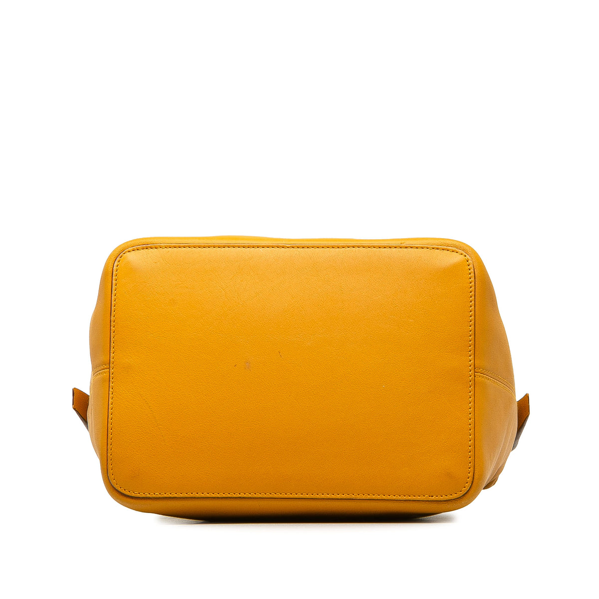 Yellow Calf Leather Top Handle Bag R381401