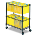 Black Mobile File Cabinet O21754