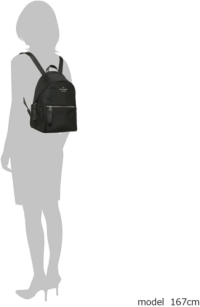 Black Nylon Backpack E63704