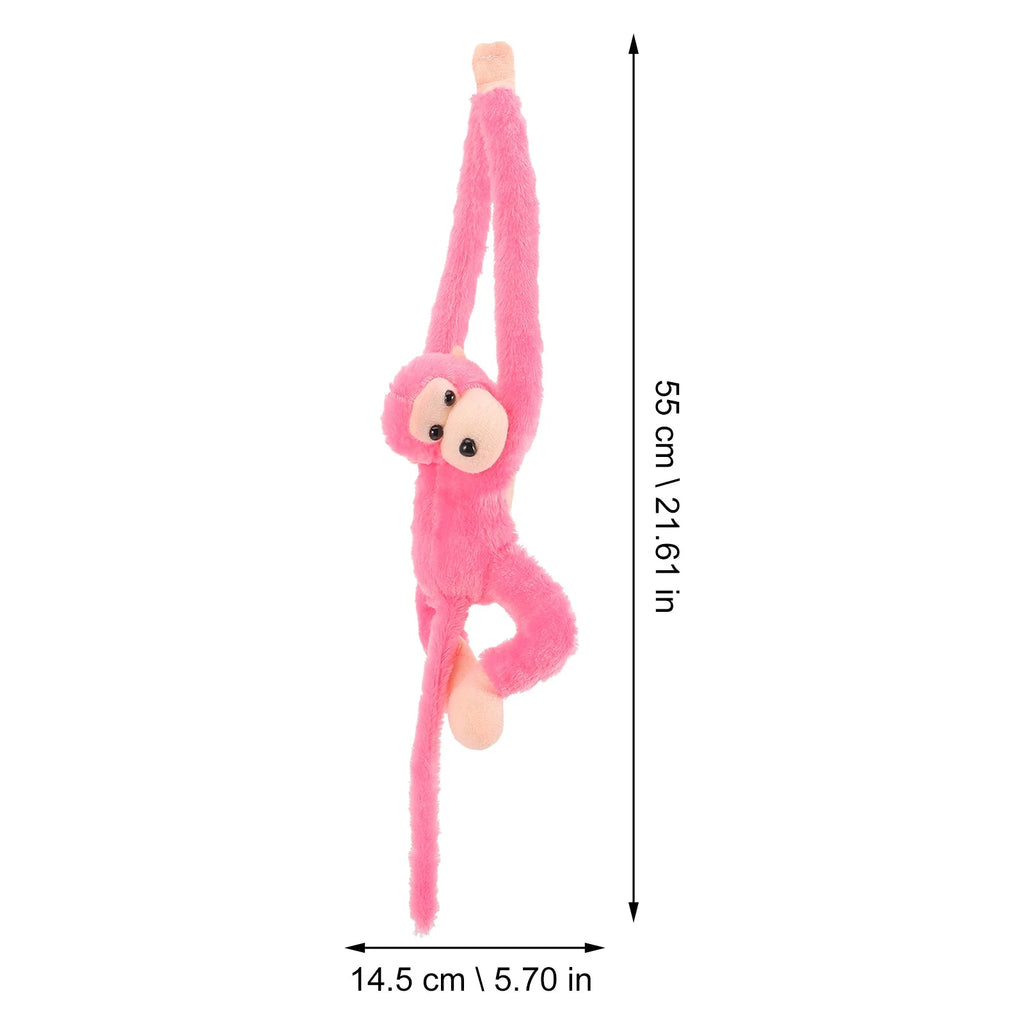2Pcs Hanging Plush Monkey Doll Stuffed Animal Toy Q754