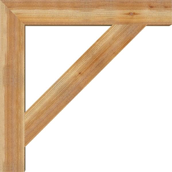 Western Red Cedar Traditional Block Bracket E524521