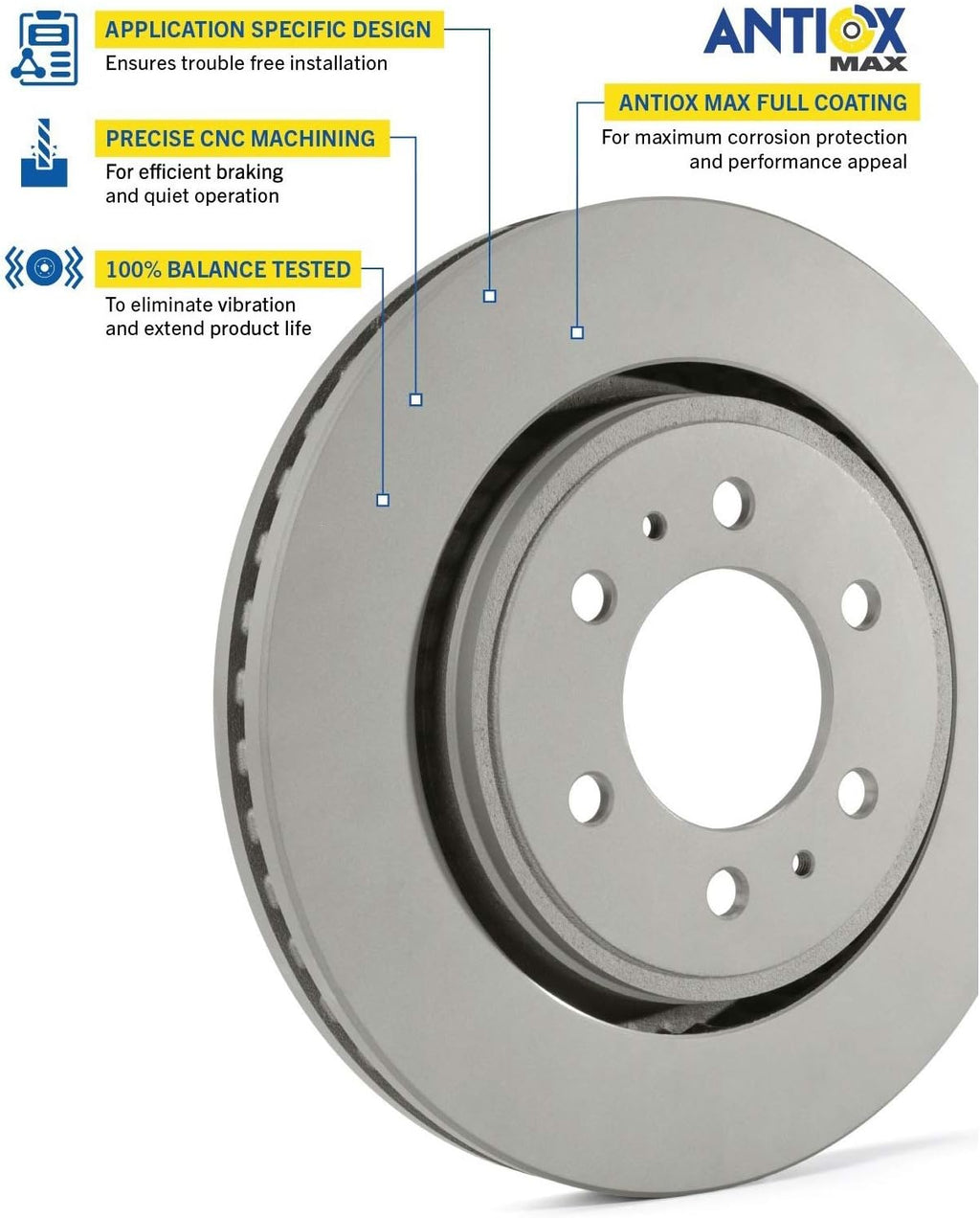Front Brake Rotor Pack of 2 C38660