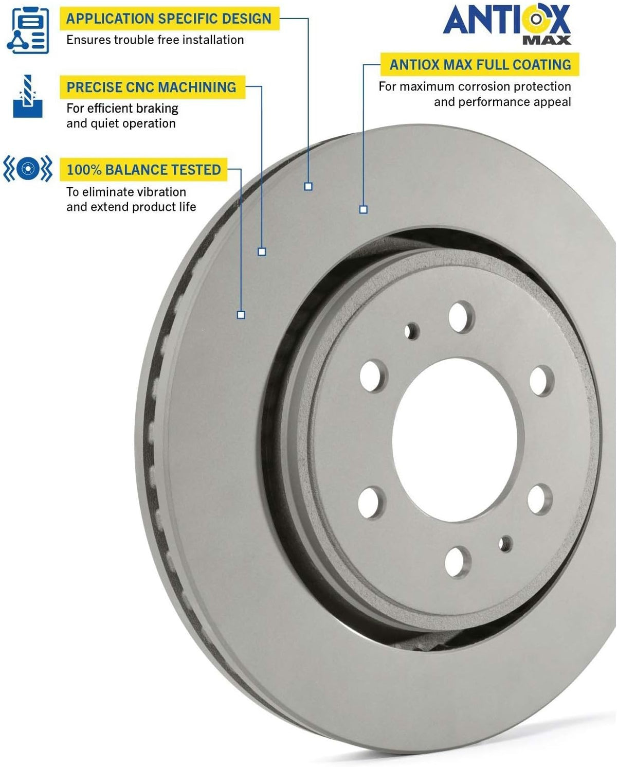 Front Brake Rotor Pack of 2 C38660