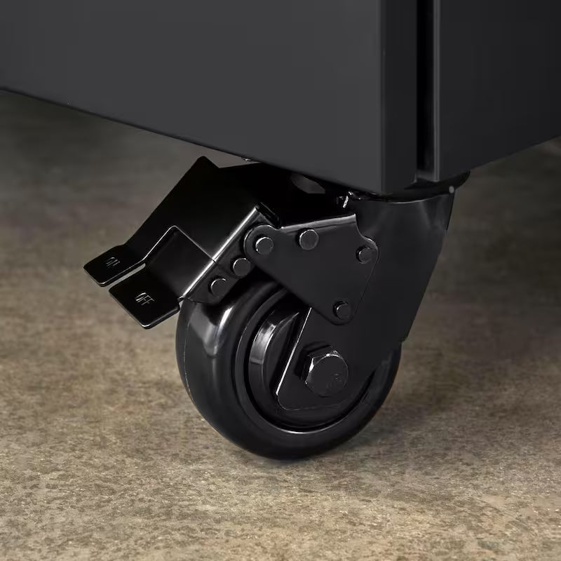 4 in. Caster Kit for Welded Steel Garage Base Cabinets H65980