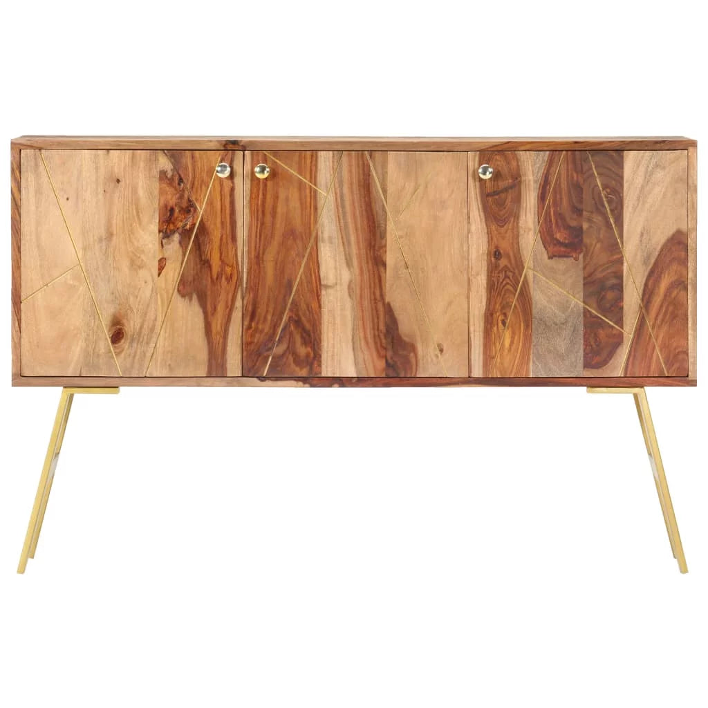 Solid Sheesham Wood Sideboard D7079