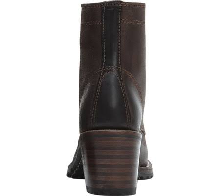 Dark Brown Lace Up Boots, Size 7.5 A108229