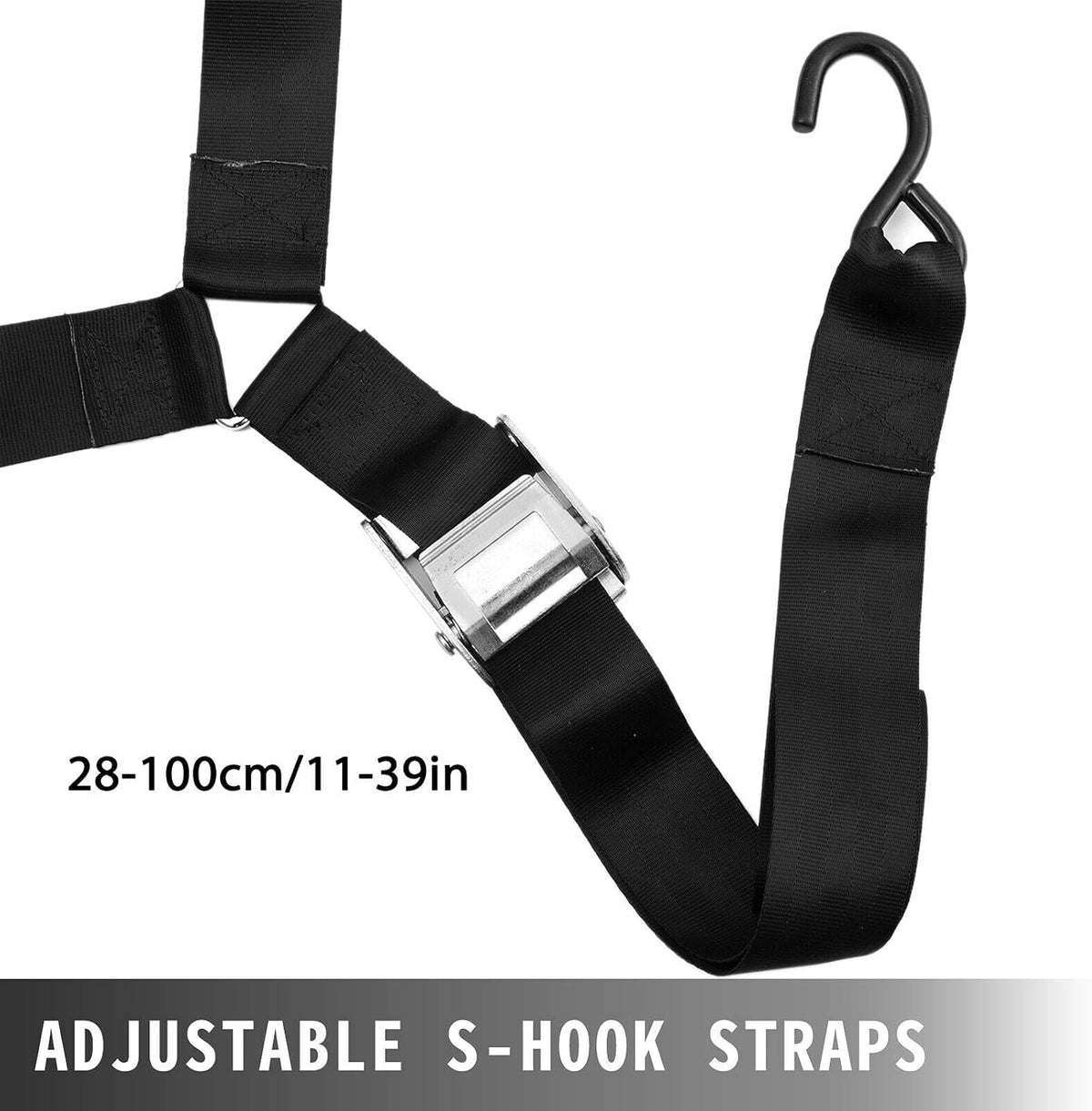 Heavy Duty Truck Bed Cargo Net with S-Hooks, 1100LBS, Pack of 2 X3335