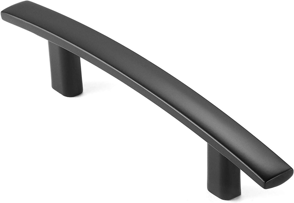25 Pack Matte Black Kitchen Cabinet Arch Pulls Handles J83862
