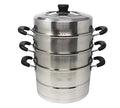 3 Tier Stainless Steel Steamer Set 32 CM R97001