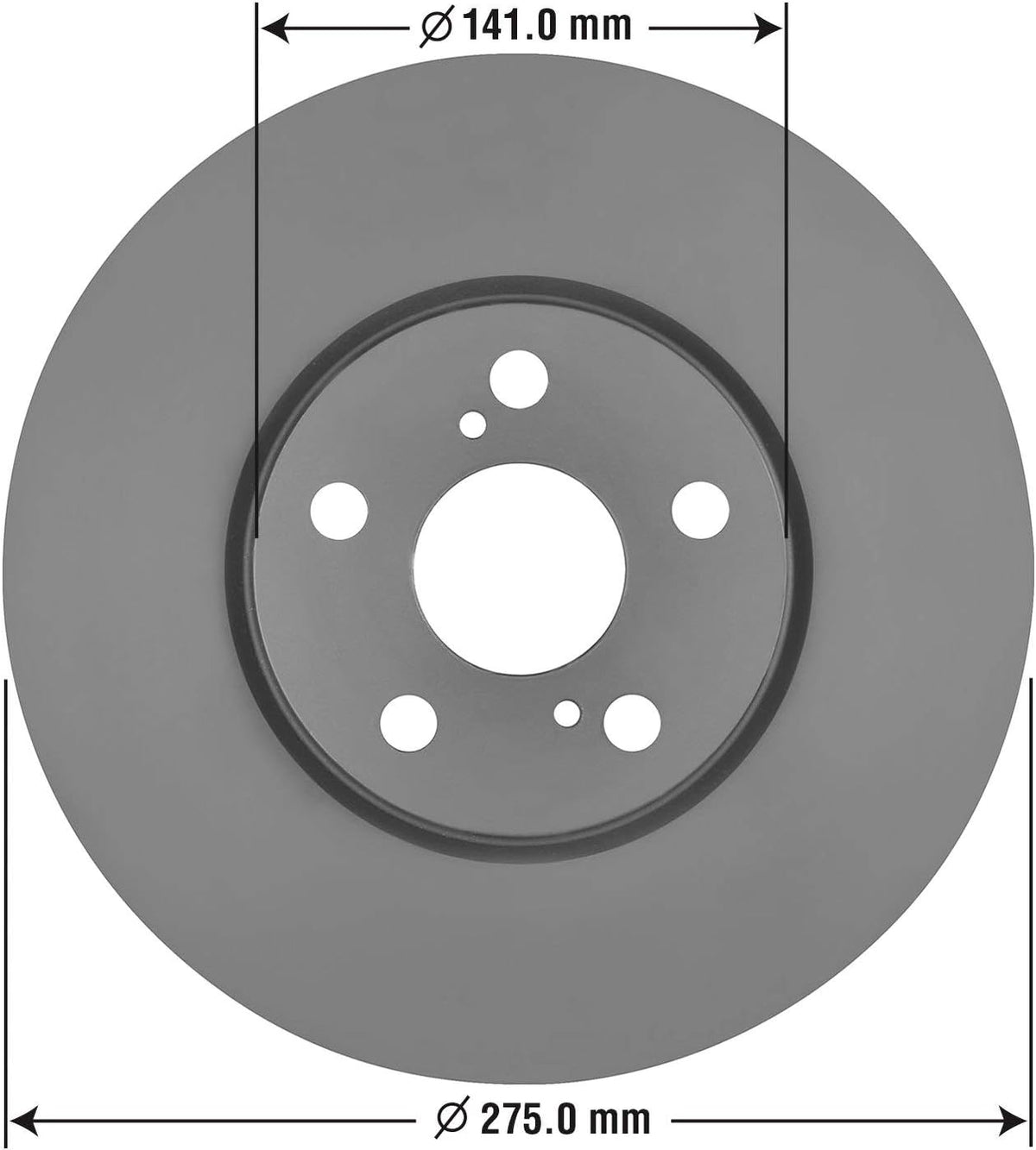 Front Brake Rotor Pack of 2 C38660