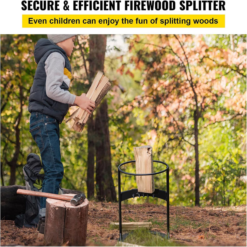 17 x 10.8 Manual Log Splitter, 6.6 Lbs, Q235 Steel, Pack of 2 J760