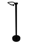 Matte Black Free Standing Toilet Tissue Holder O186