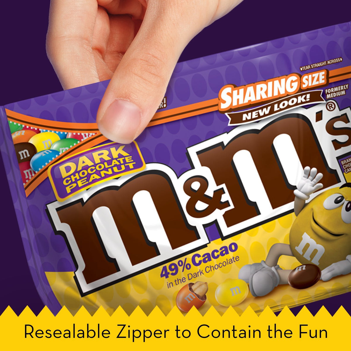 Peanut Dark Chocolate Candy Sharing Size 10.1-Ounce Bag H1508