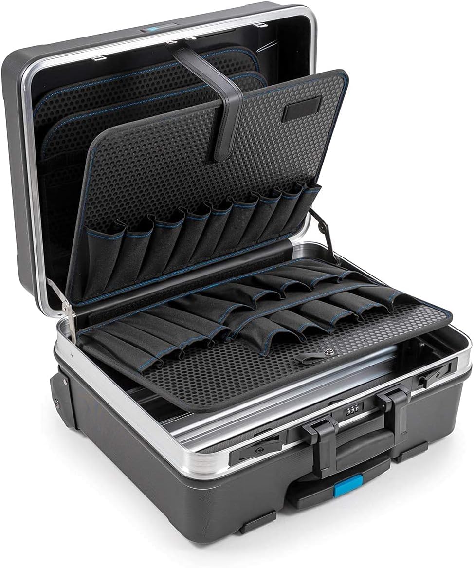 Black Portable Wheeled Tool Case E57259