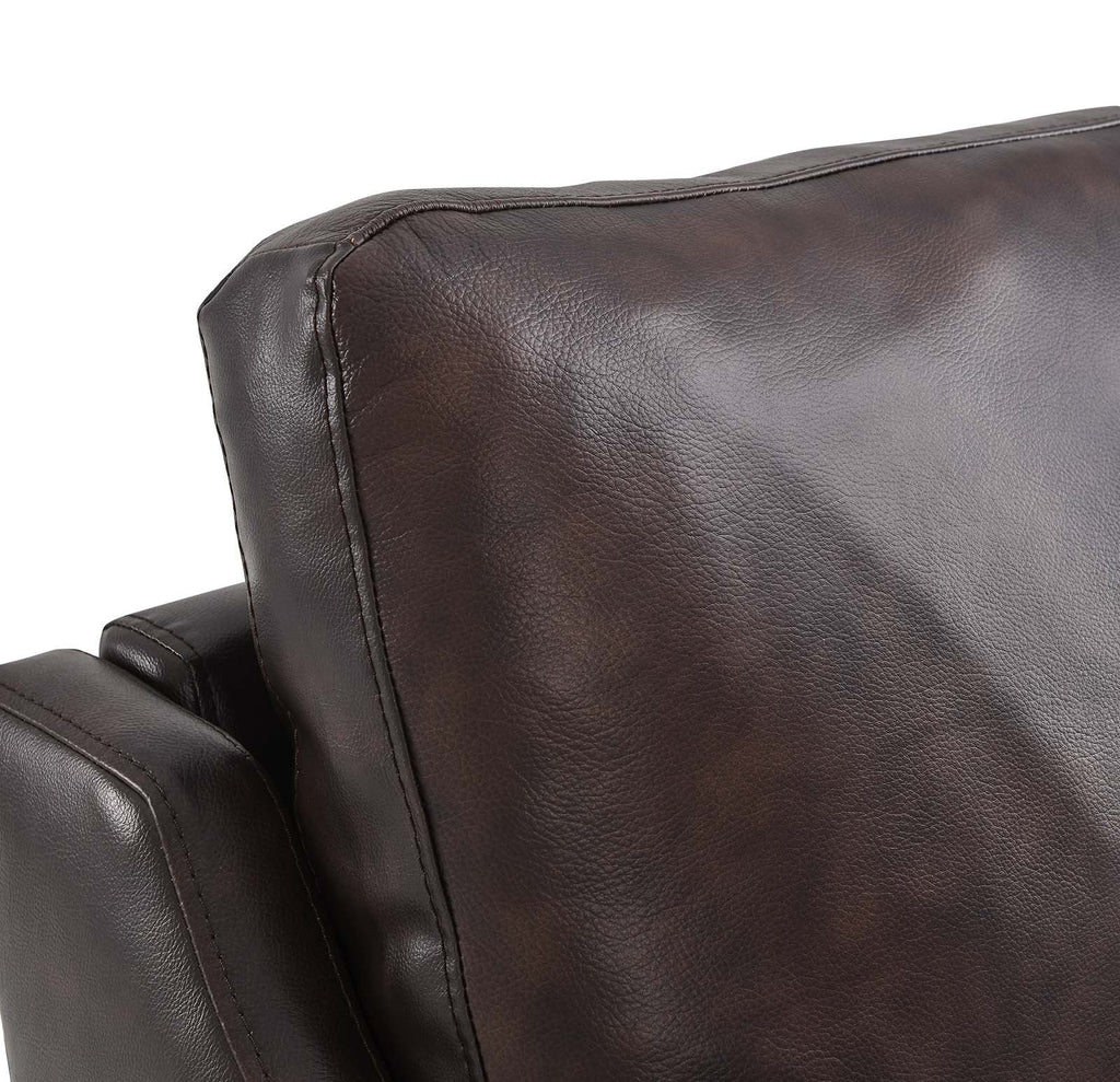 Brown Leather Armchair S9890