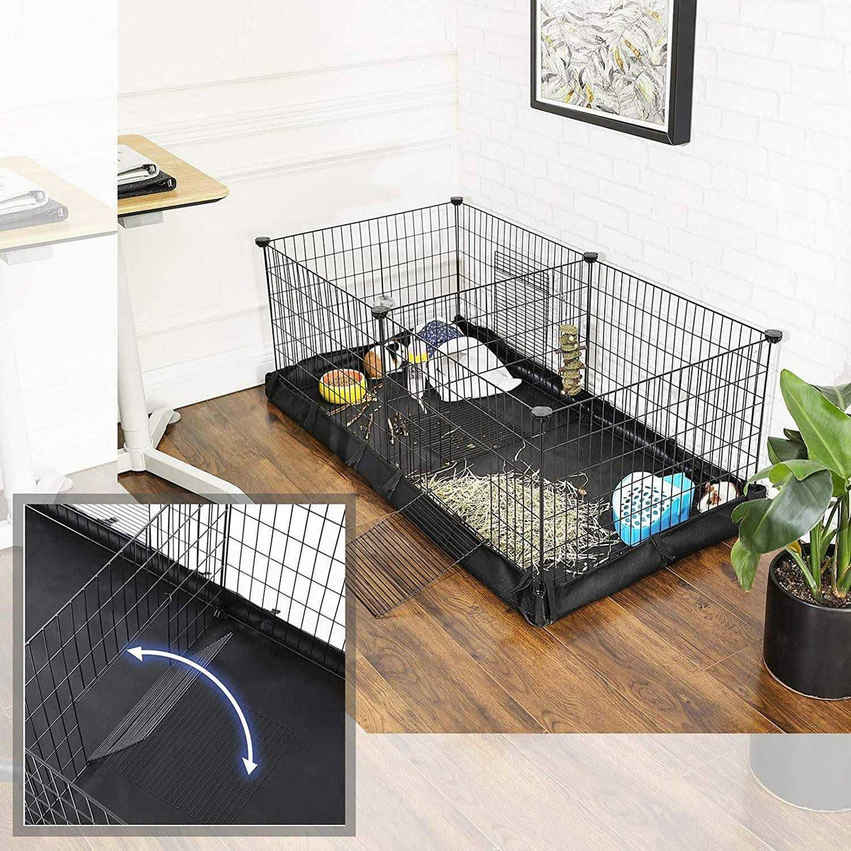 Pet Playpen with Divider Panel A7518