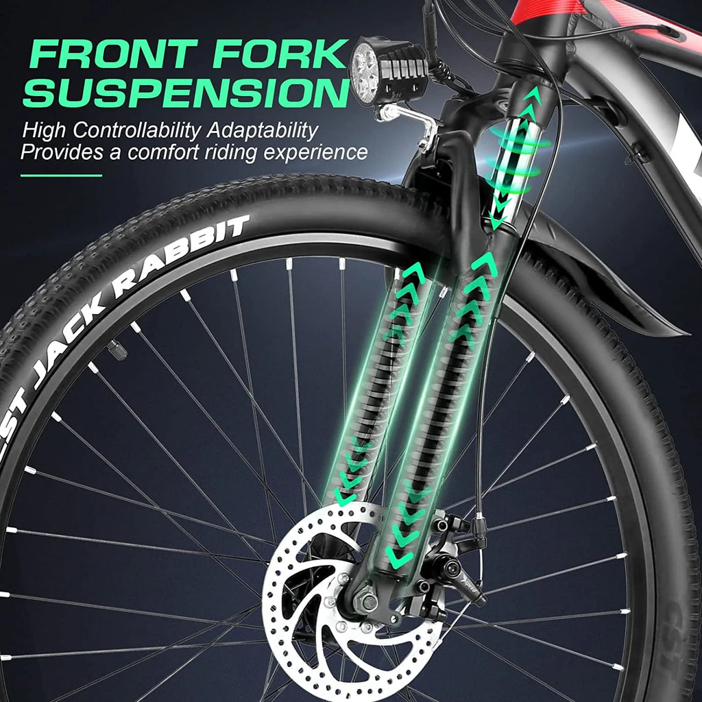 27.5 500W 21 Speed Electric Mountain Bike D6503