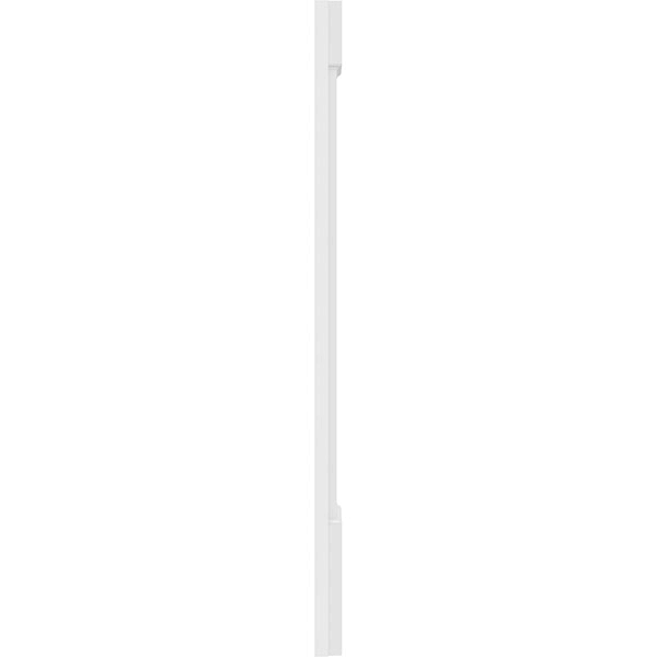 12x22W x 48x22H x 2x22P Two Equal Flat Panel PVC Pilaster with Standard Capital and Base (Pair) H22526