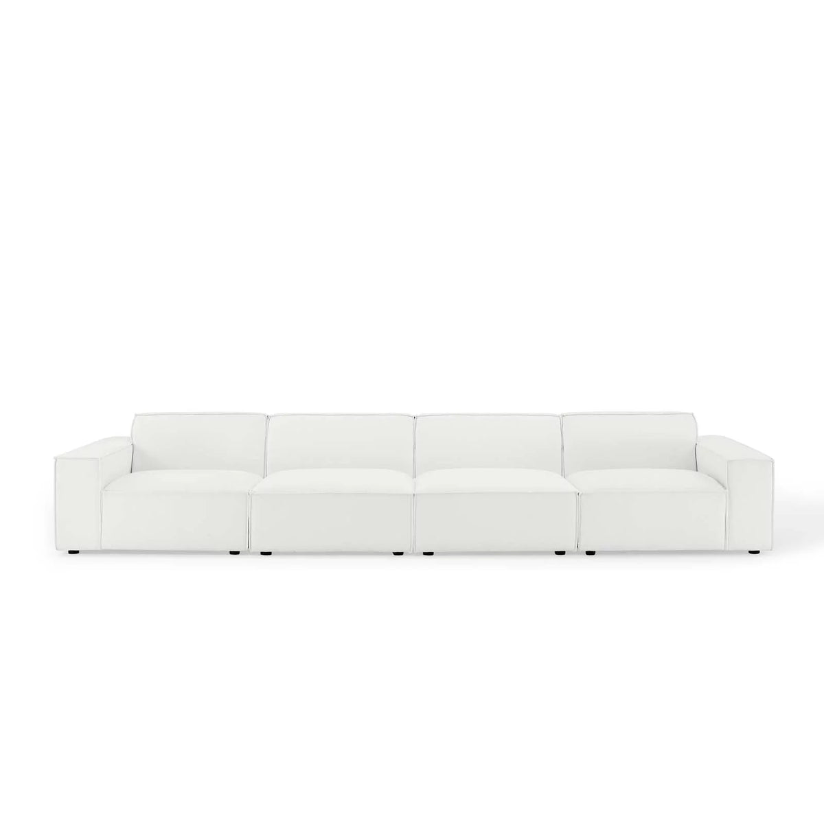 White 4-Piece Sectional Sofa Z73030