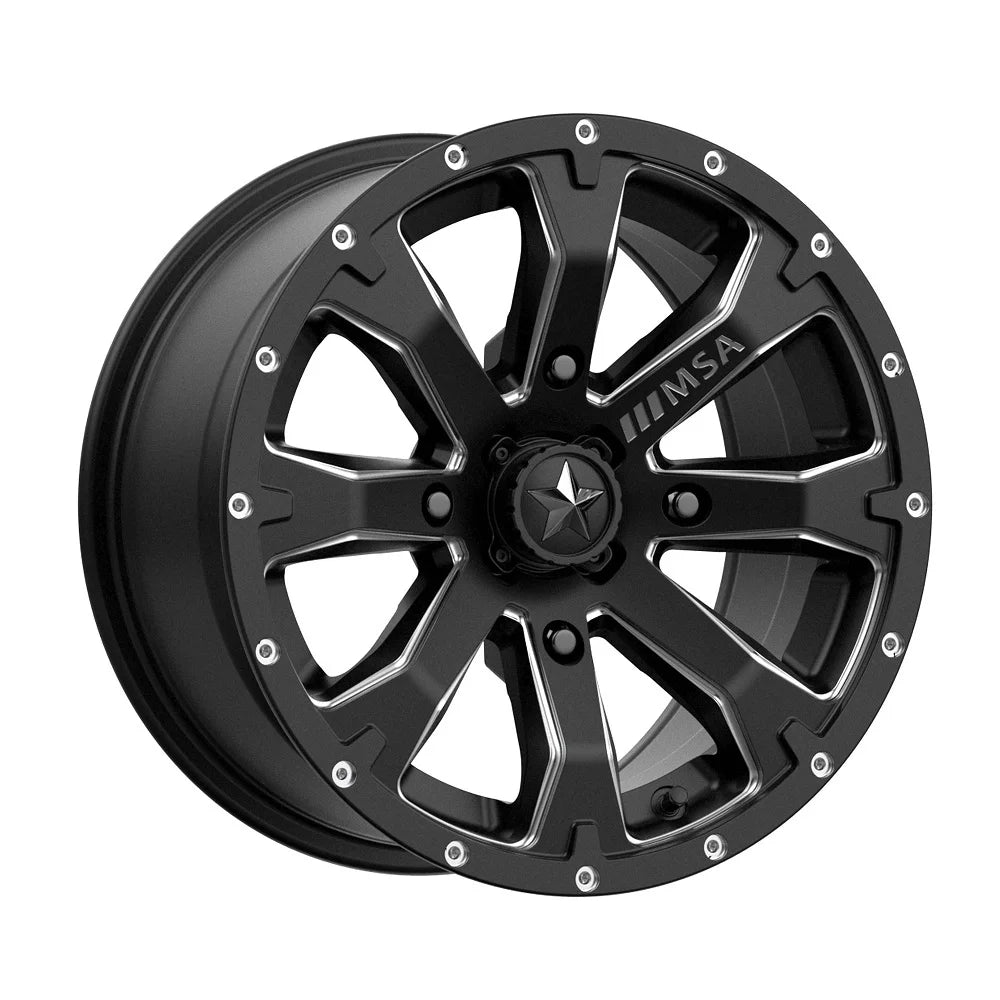 14" Wheels Black 27" Mud Lite XTR Tires L4812