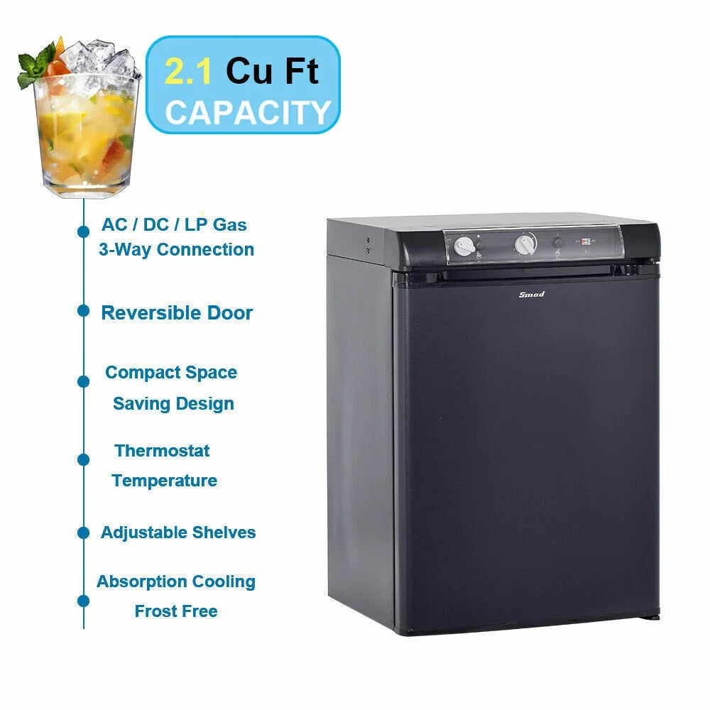 2.1 Cu ft Gas Portable Refrigerator Q54417