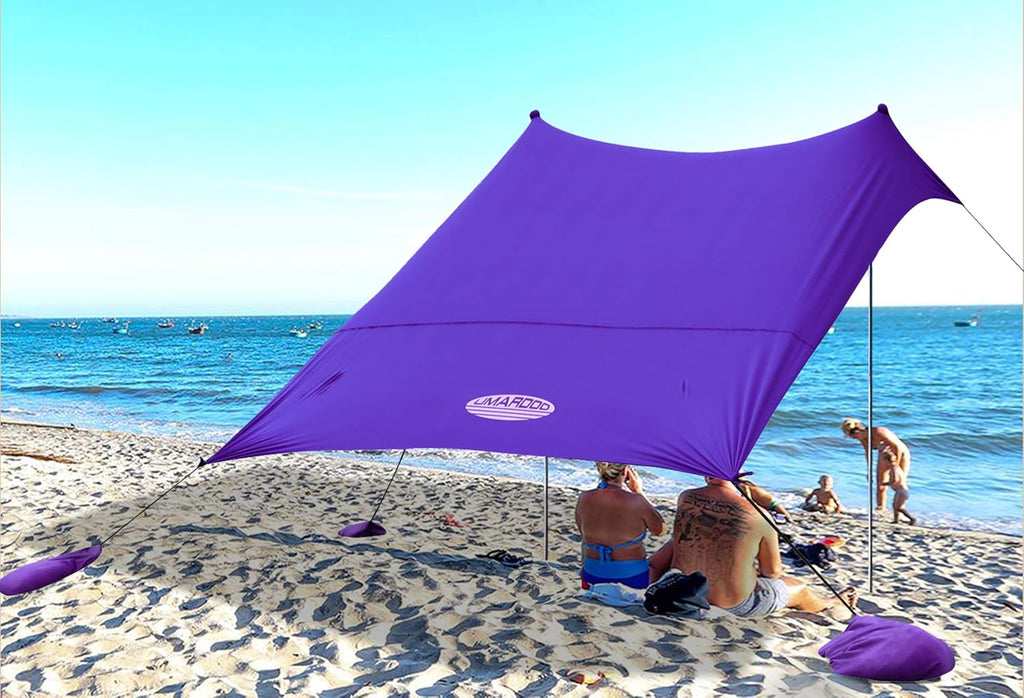 Beach Shade with 2 Aluminum Poles I164602