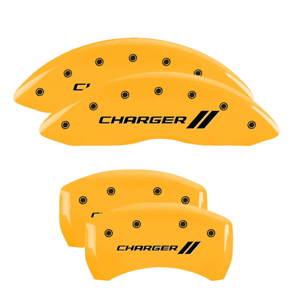 Yellow Brake Caliper Covers Front & Rear Set Z34029
