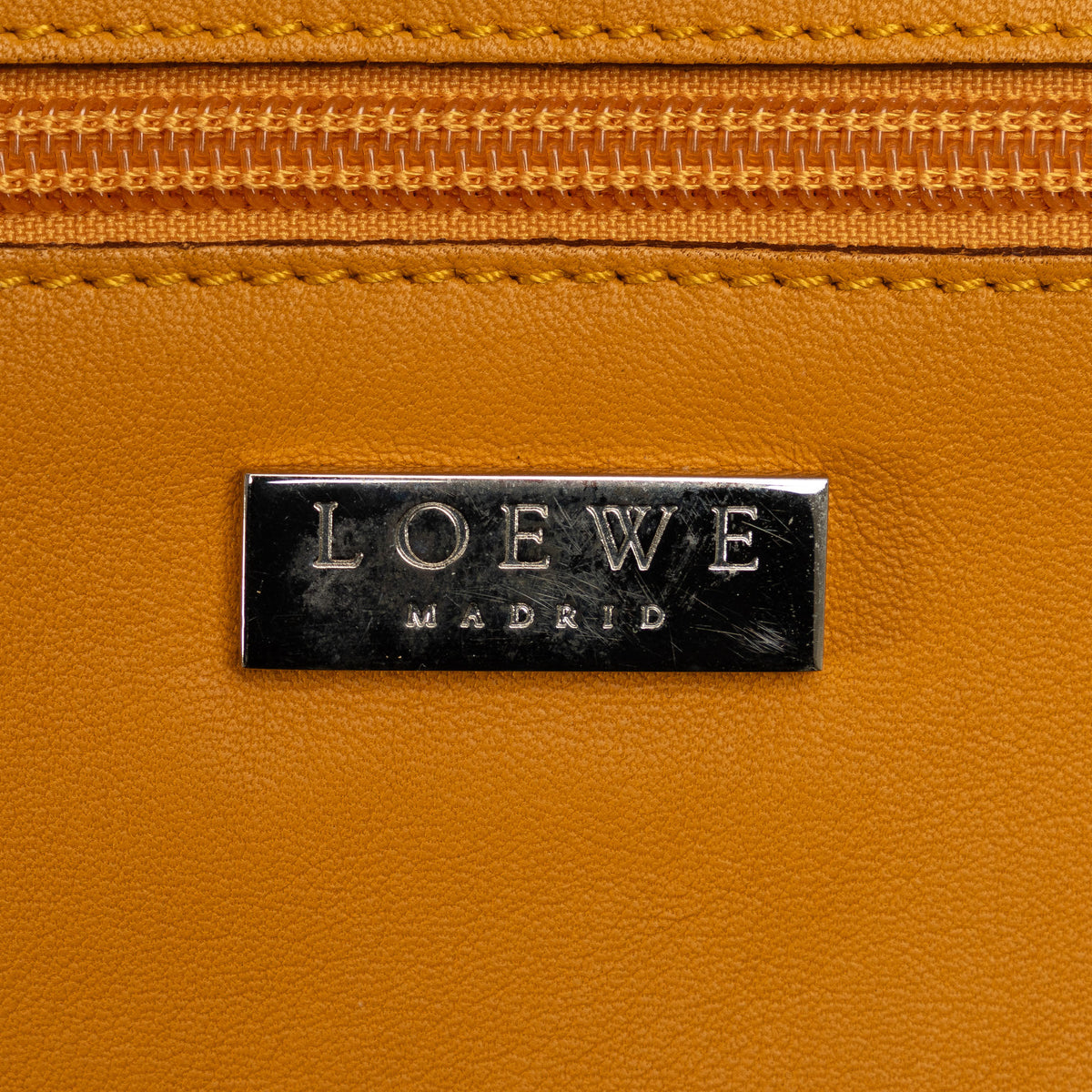 Yellow Calf Leather Top Handle Bag R381401