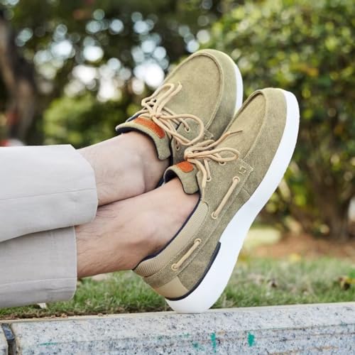 Men's Canvas Slip On Shoes U82149