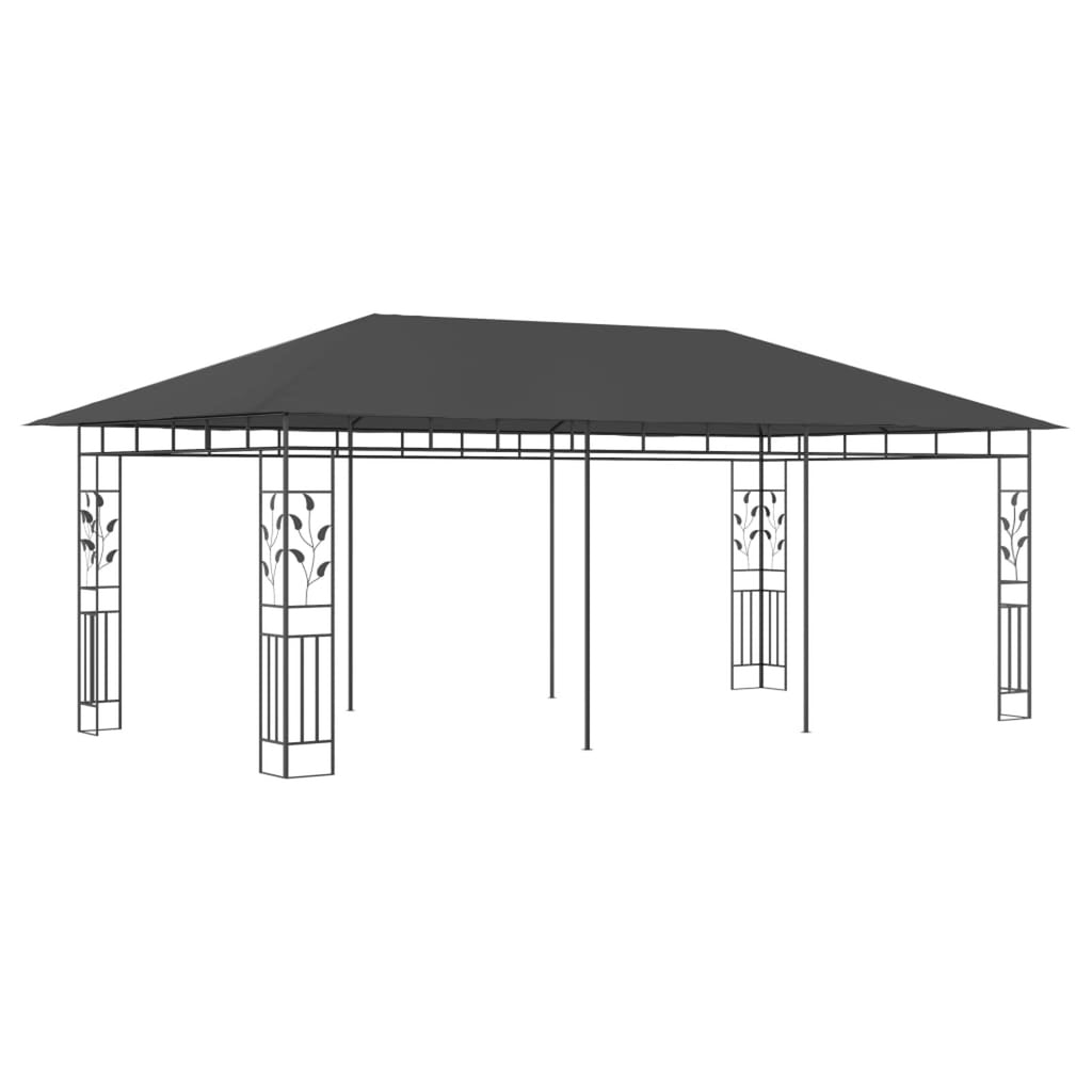 Anthracite Gazebo with Mosquito Net R723