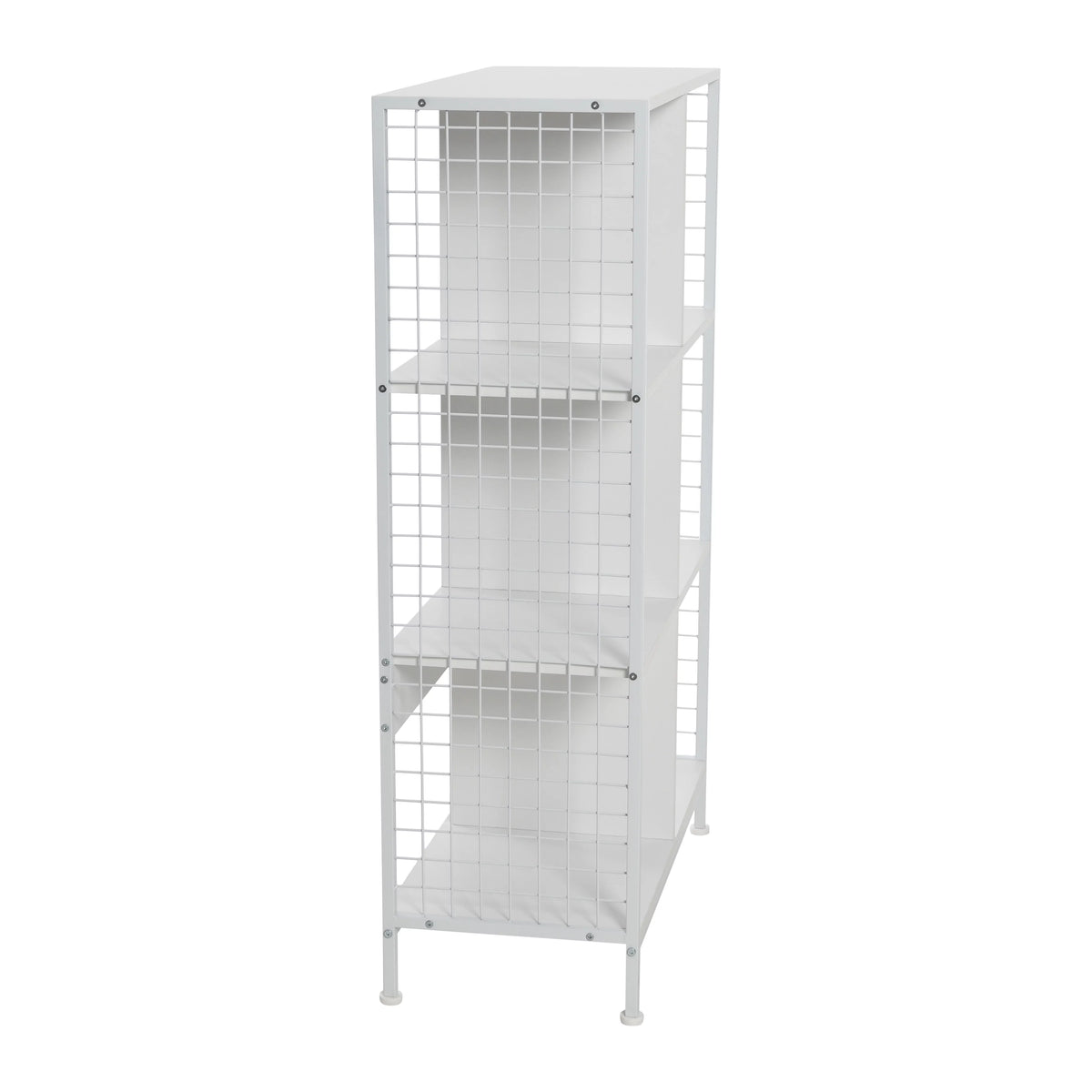 6 Cube White Storage Wall Unit B601312