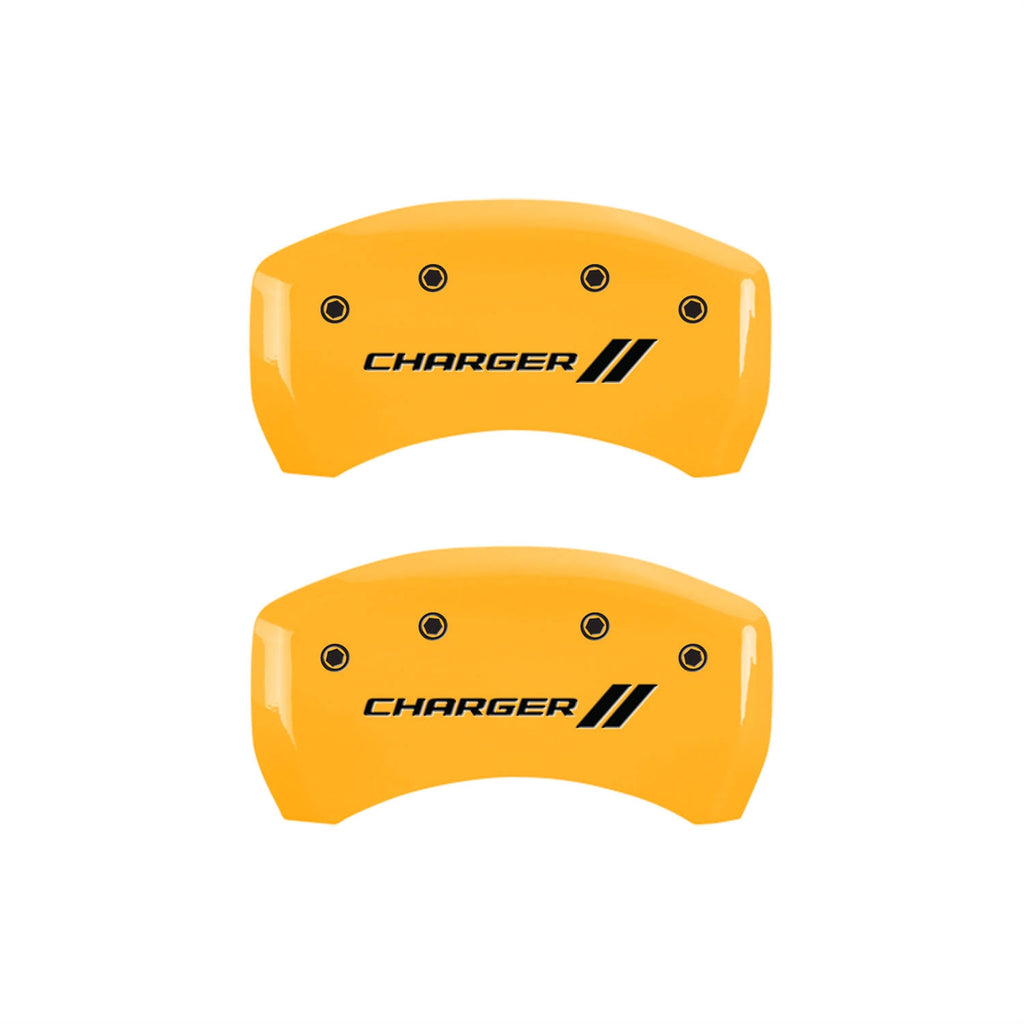 Yellow Brake Caliper Covers Front & Rear Set Z34029