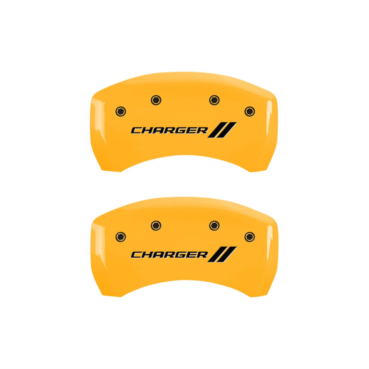 Yellow Brake Caliper Covers Front & Rear Set Z34029