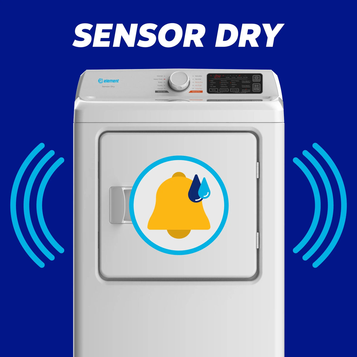 6.7 cu. ft. Front Load Electric Dryer in White M53833