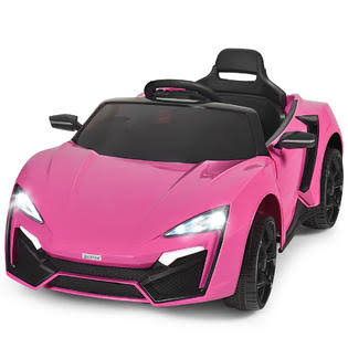Pink 12V Electric Ride on Car with Lights MP3 H292