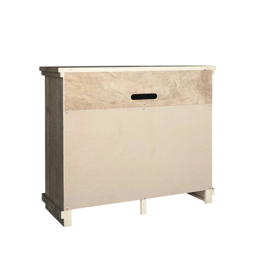 6 Drawer Media Chest in Distressed Pine W96931