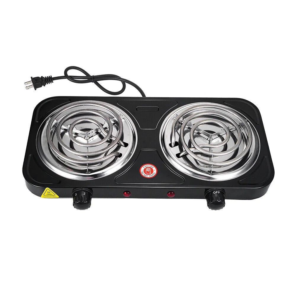 Double-burner Electric Hot Plate Y6772