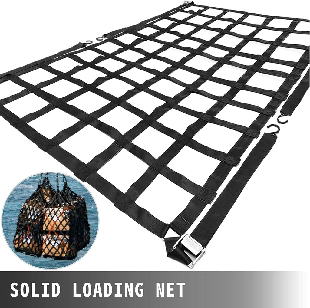 Heavy Duty Truck Bed Cargo Net with S-Hooks, 1100LBS, Pack of 2 X3335